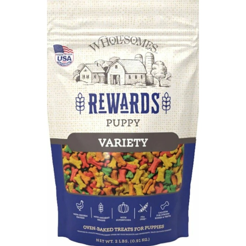 Wholesome 2 lbs Puppy Variety Dog-Treat