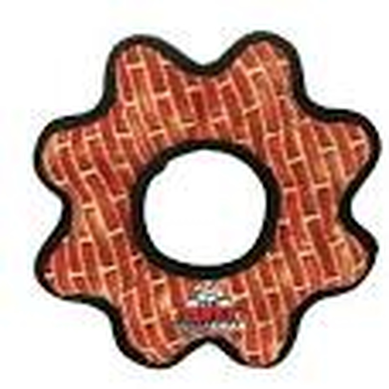 Tuffy's Mega Gear Ring Dog Toy - Brick