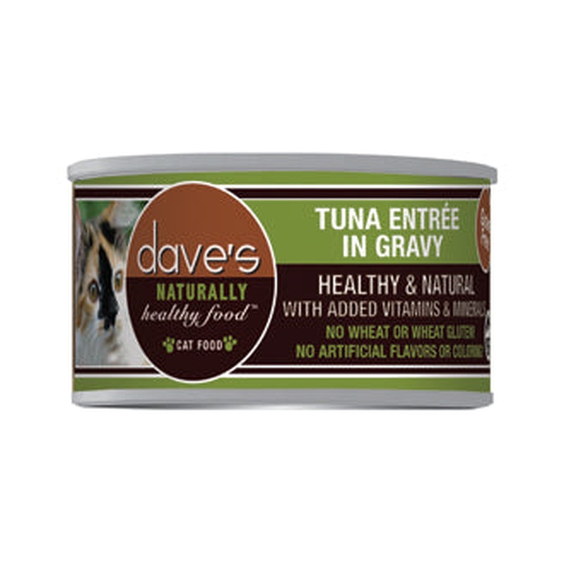 Dave's Pet Food Wet Cat Food - Tuna - 3oz Can