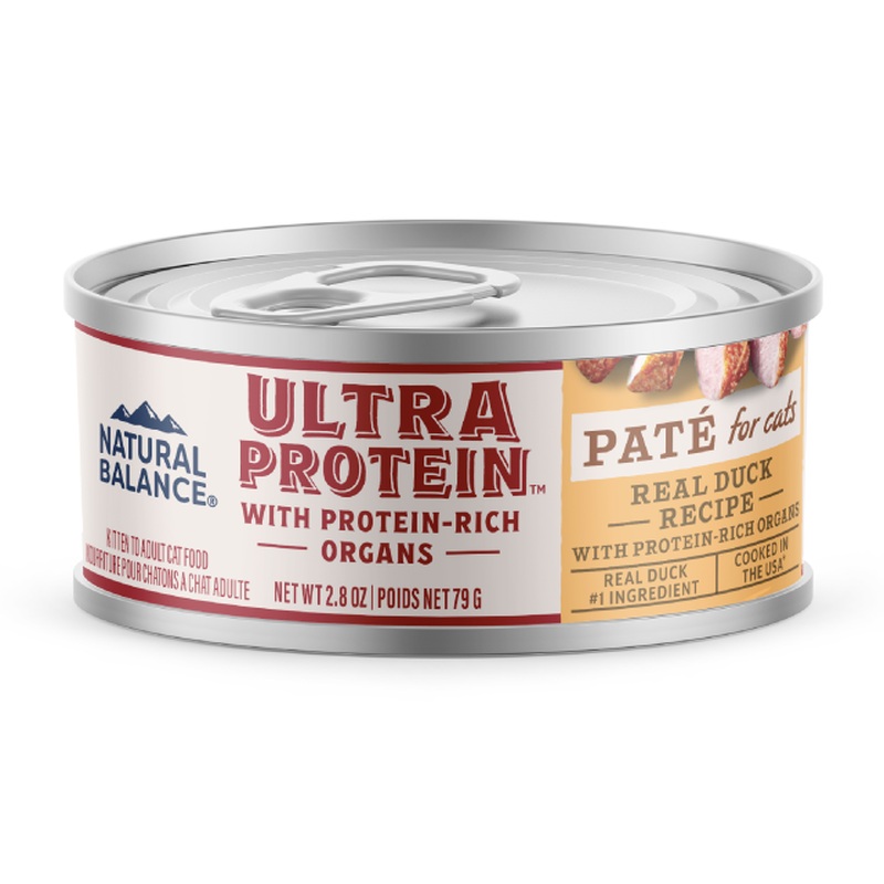 Natural Balance Ultra Protein Wet Cat Food - Duck & Organ Pate - 2.8oz Can