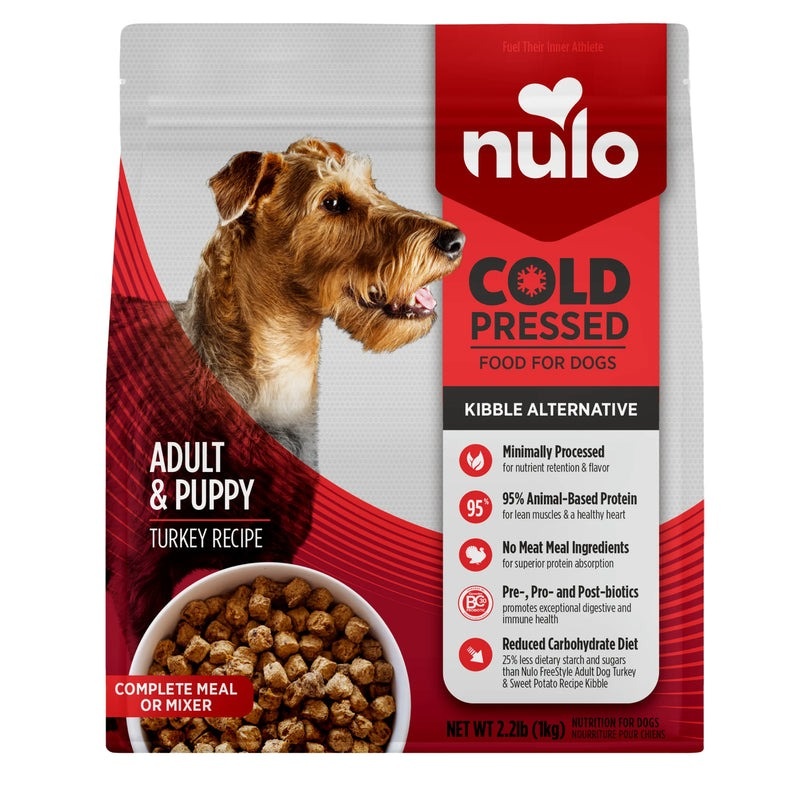 Nulo Cold-Pressed Dog Food  Turkey, 4lb Bag