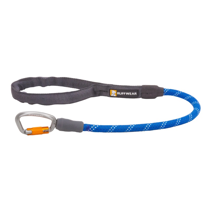 RuffWear Knot-a-Long Short Rope Dog Lead Blue 30 in