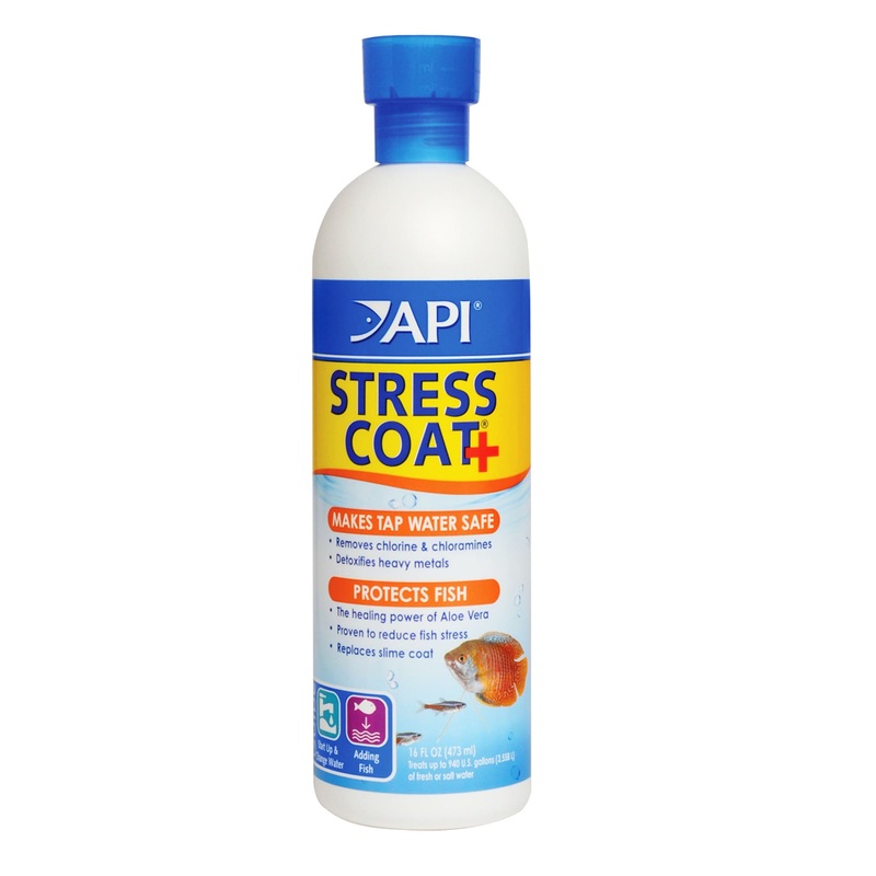 API Stress Coat  Aquarium Water Conditioner  16 oz