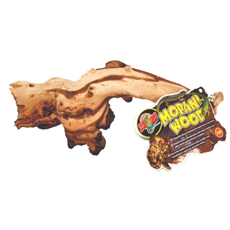 Zoo Med Mopani Wood Reptile Habitat Accessories - Large
