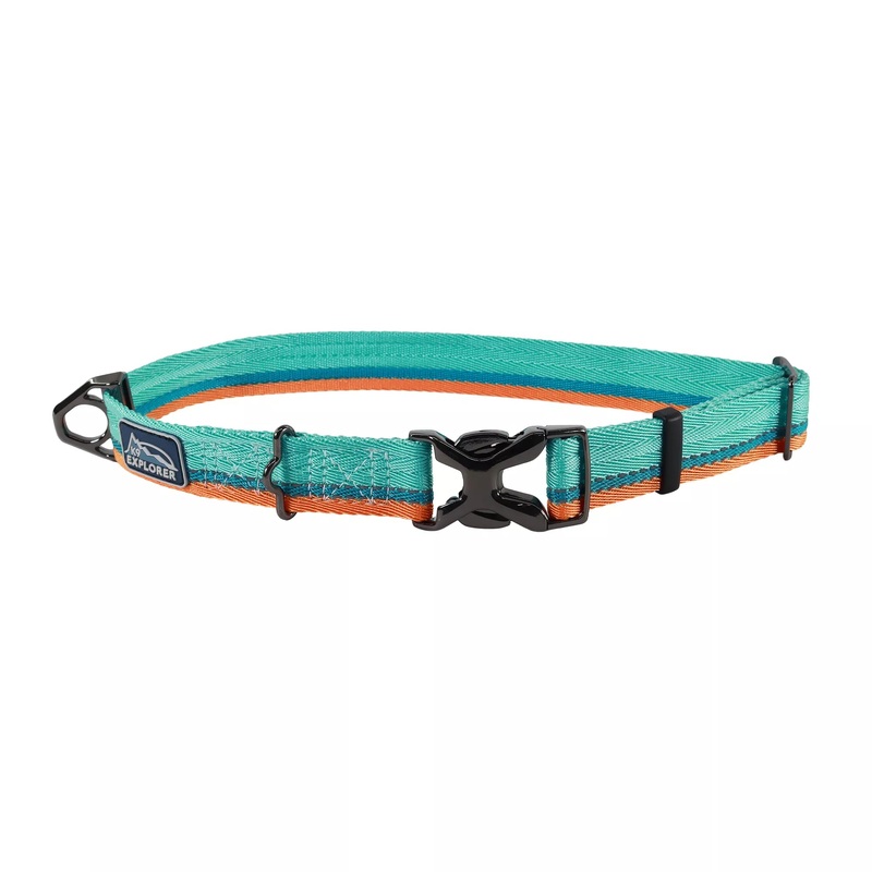 Costal K9 Explorer Trek Adjustable Dog Collar - Large   18-26" - Everglades