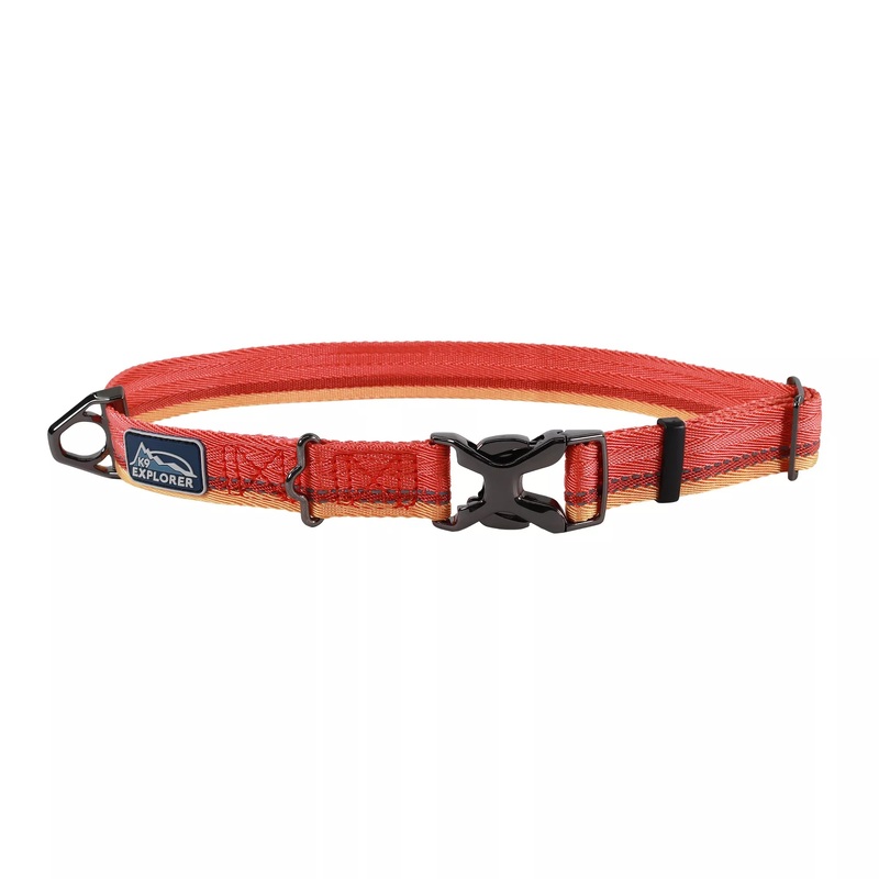 Costal K9 Explorer Trek Adjustable Dog Collar -  Medium 12-18" - Sahara