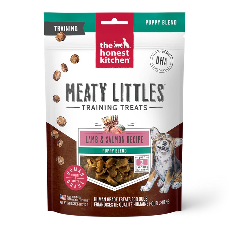 The Honest Kitchen Puppy Meaty Littles Dog Treats - Lamb & Salmon - 4oz Pouch