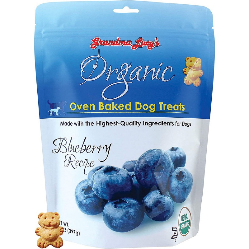 Grandma Lucy's Organic Blueberry Oven Baked Dog Treats 14oz