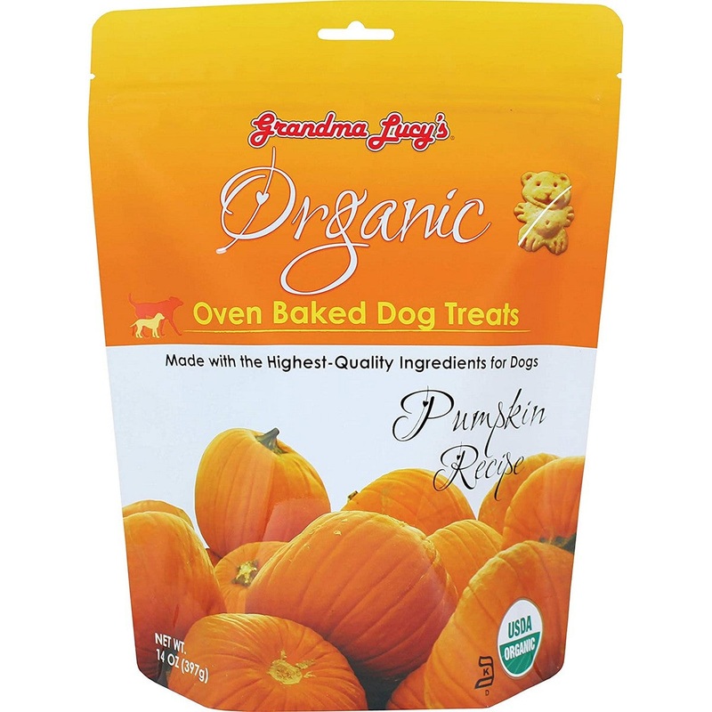Grandma Lucy's Organic Pumpkin Oven Baked Dog Treats 14oz