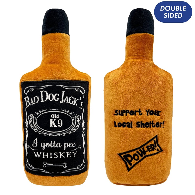 H&K Dog Toy Small Bad Jack's Whiskey