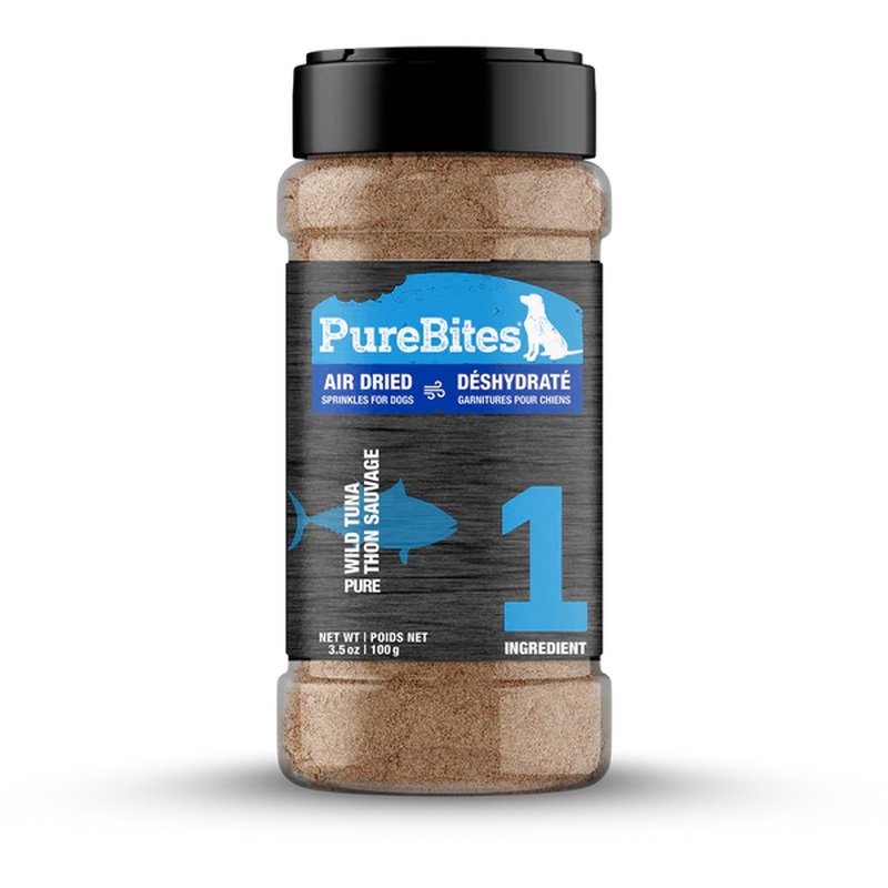 PureBites Air Dried Sprinkles Dog Treats - Tuna - 3.5oz Shake Bottle