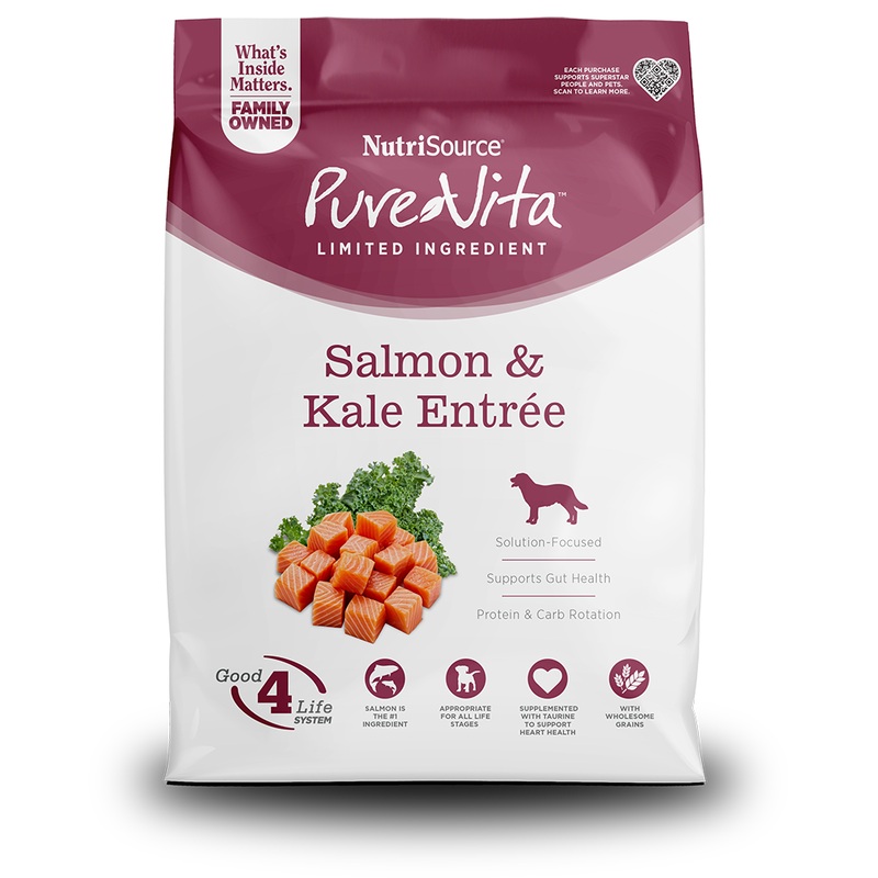 PurVita Limited ingredient Dry Dog Food - Salmon & Kale - 4lb Bag