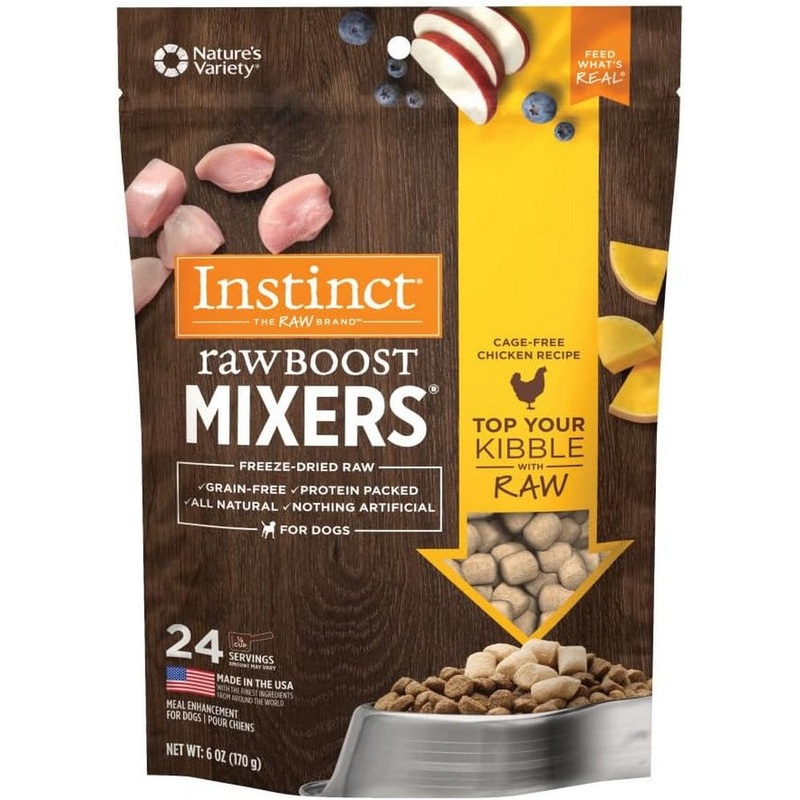 Instinct Raw Boost Mixers Chicken Freeze Dried Raw Dog Food Topper 6oz