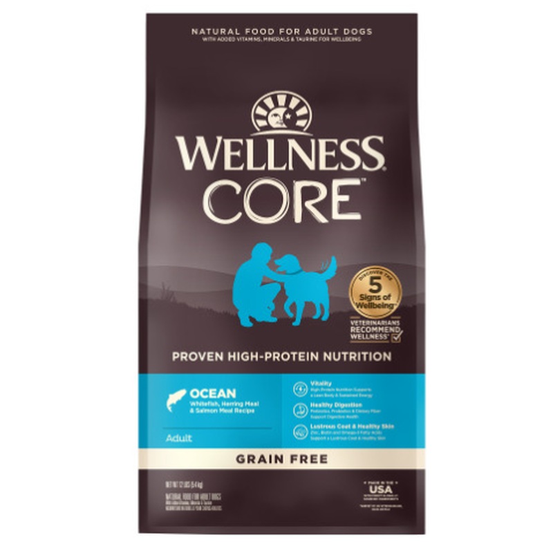 Wellness CORE Grain Free Dry Dog Food - Oceanfish - 18lb Bag
