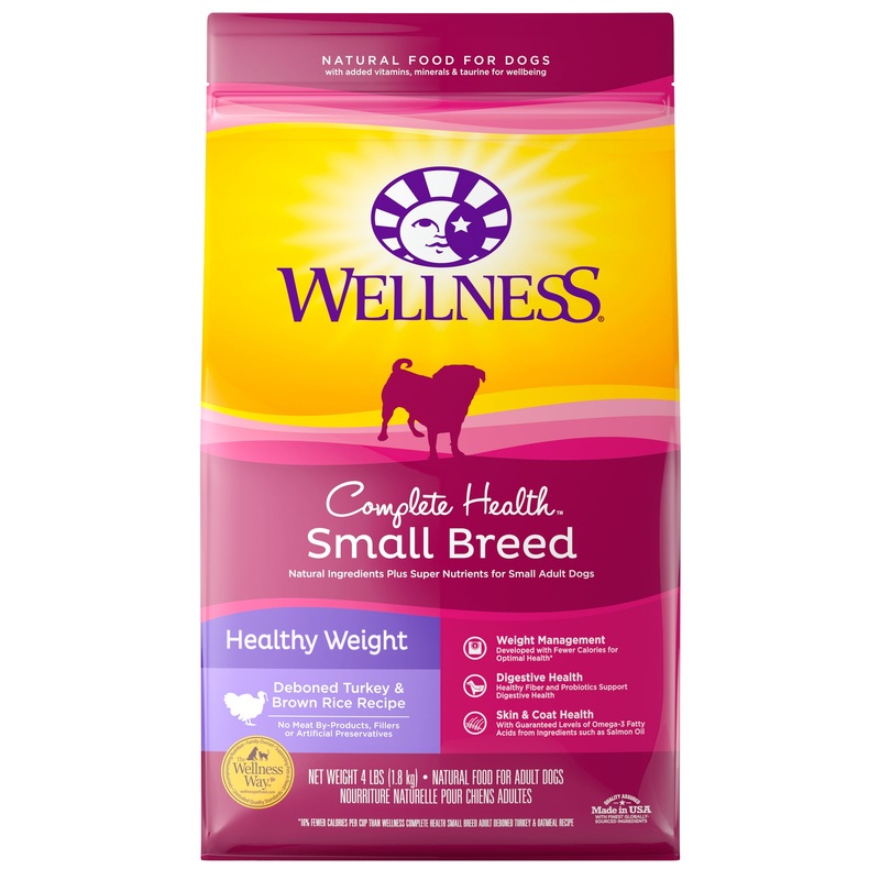 Wellness Small Breed Healthy Weight Dry Dog Food 12lb