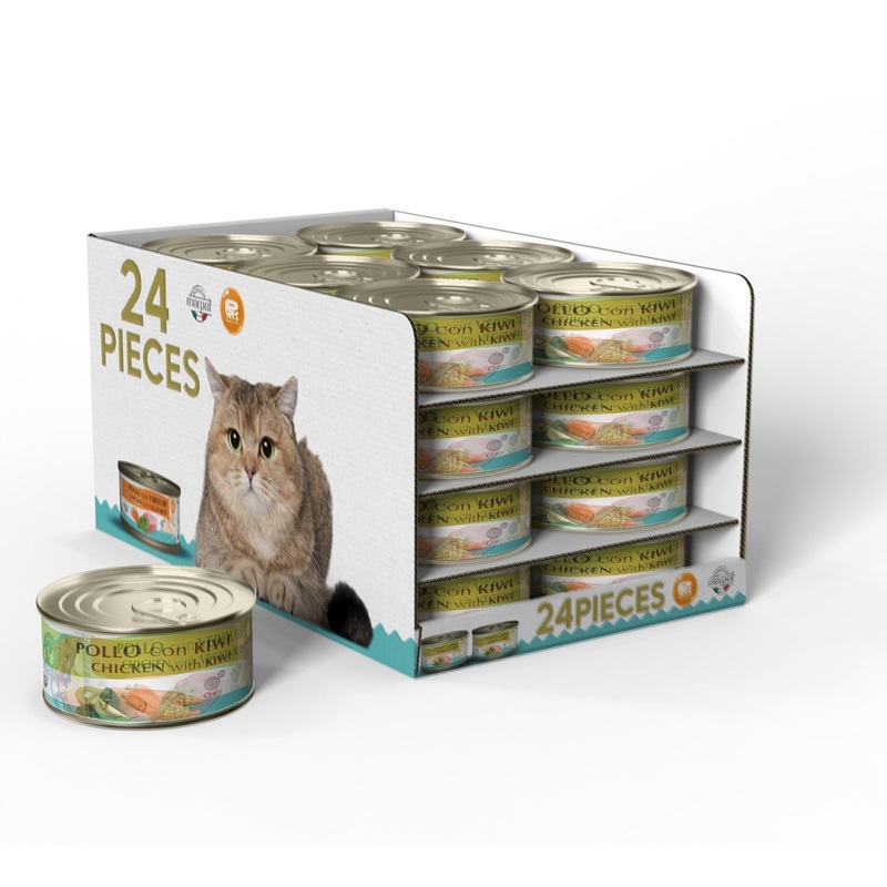 AEQUIL. CHEF chicken/ Kiwi 24x80g