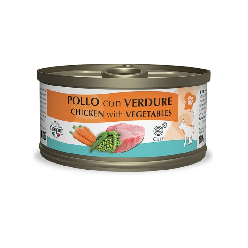 AEQUIL. CHEF  chicken/vegetables 80g