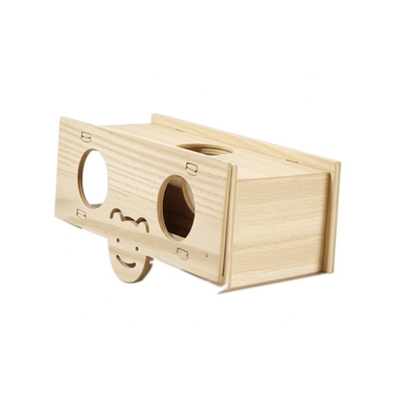 Wooden Bucket small pet toy 17*6*6CM