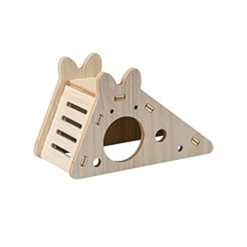 Wooden Slide House for small pets 14*7*8 cm
