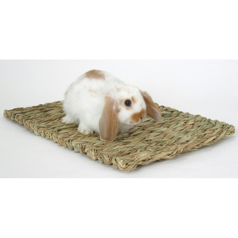 Woven Grass Mat for Small Animals  Brown