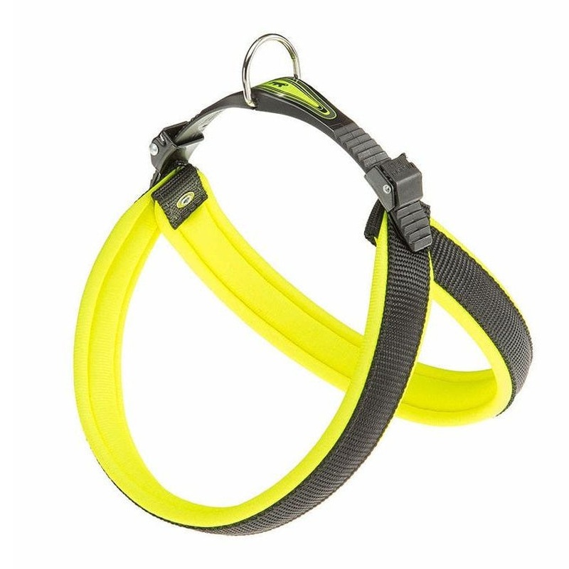 Agila Fluo 4 Yellow Reflective No-Pull Dog Harness