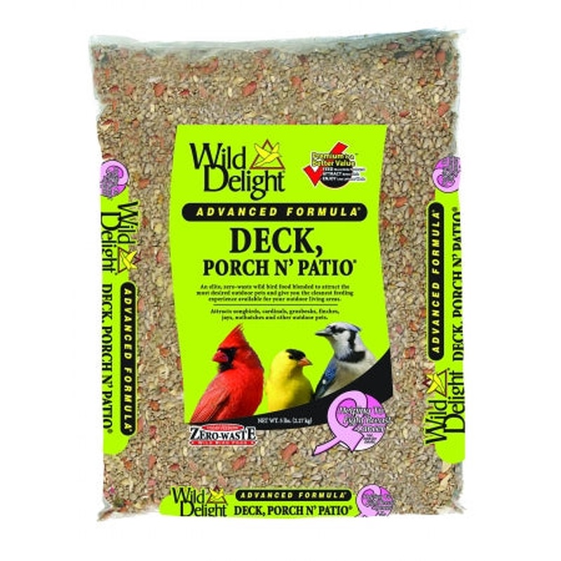 Wild Delight Deck  Porch  N  Patio Wild Bird Feed  5 lb. Bag
