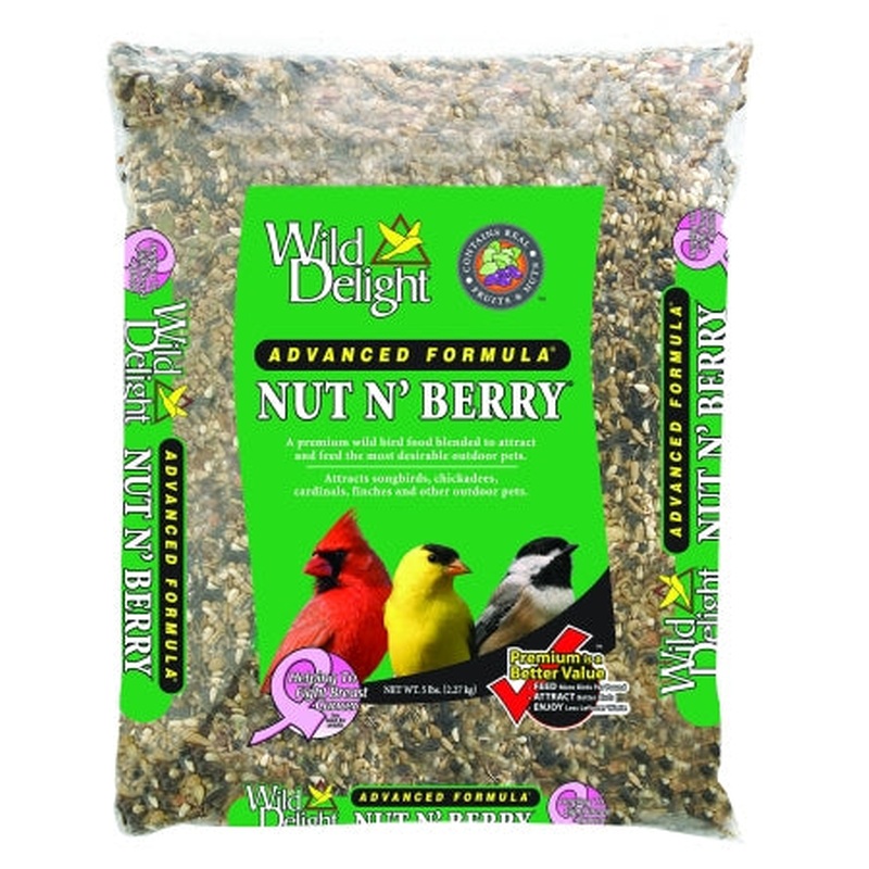 Wild Delight Nut N Berry Bird Seed/Food  5lb