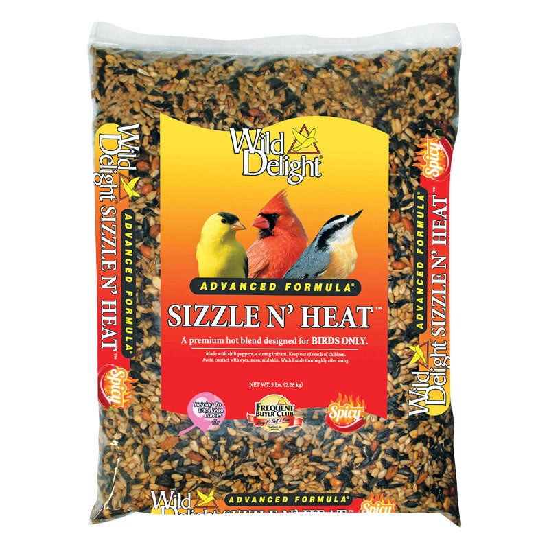 Wild Delight Sizzle N  Heat Bird Food 5lb