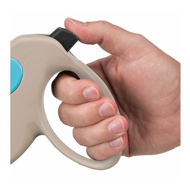 Amigo L Cord Retractable Dog Lead Beige-Azzur