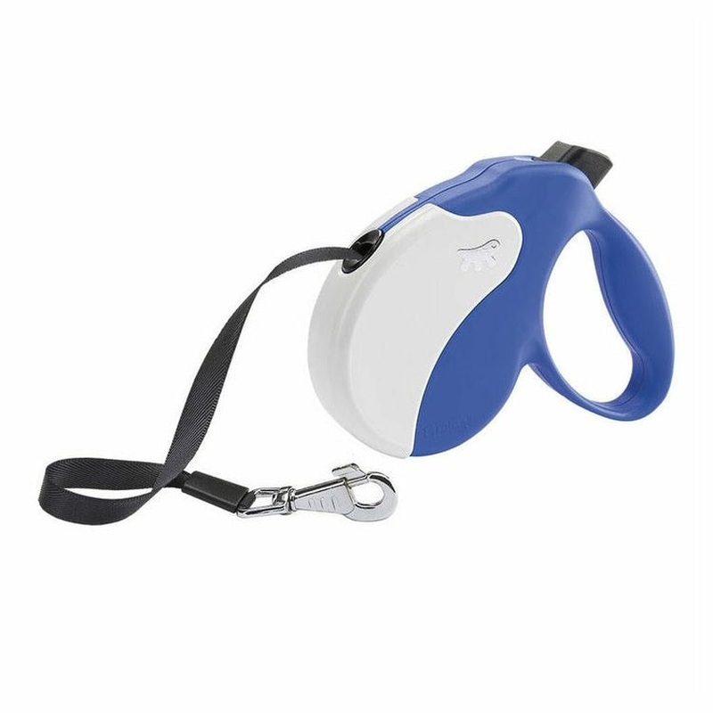 Amigo L Cord Retractable Dog Lead Blue-White
