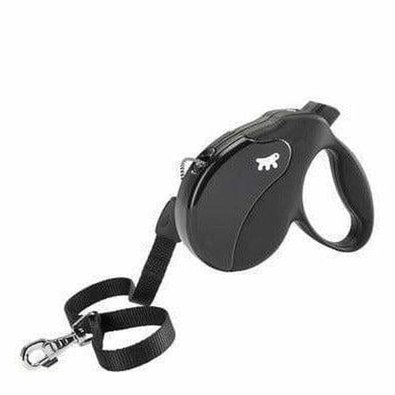 Amigo Long Cord Black Retractable Dog Lead