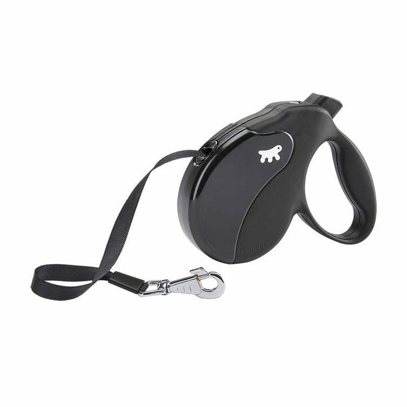 Amigo M Tape Retractable Dog Lead Black