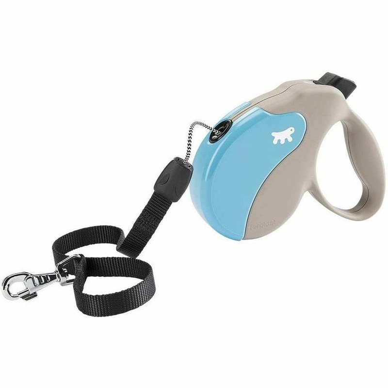 Amigo Medium Light Blue Retractable Dog Lead