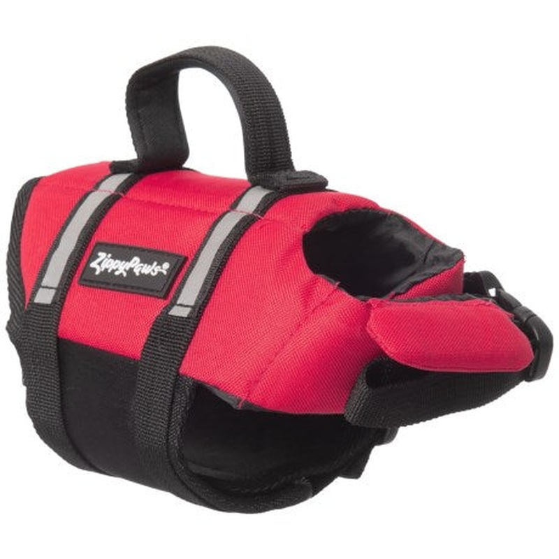ZippyPaws Adventure Life Jacket, Red, Extra Extra Small