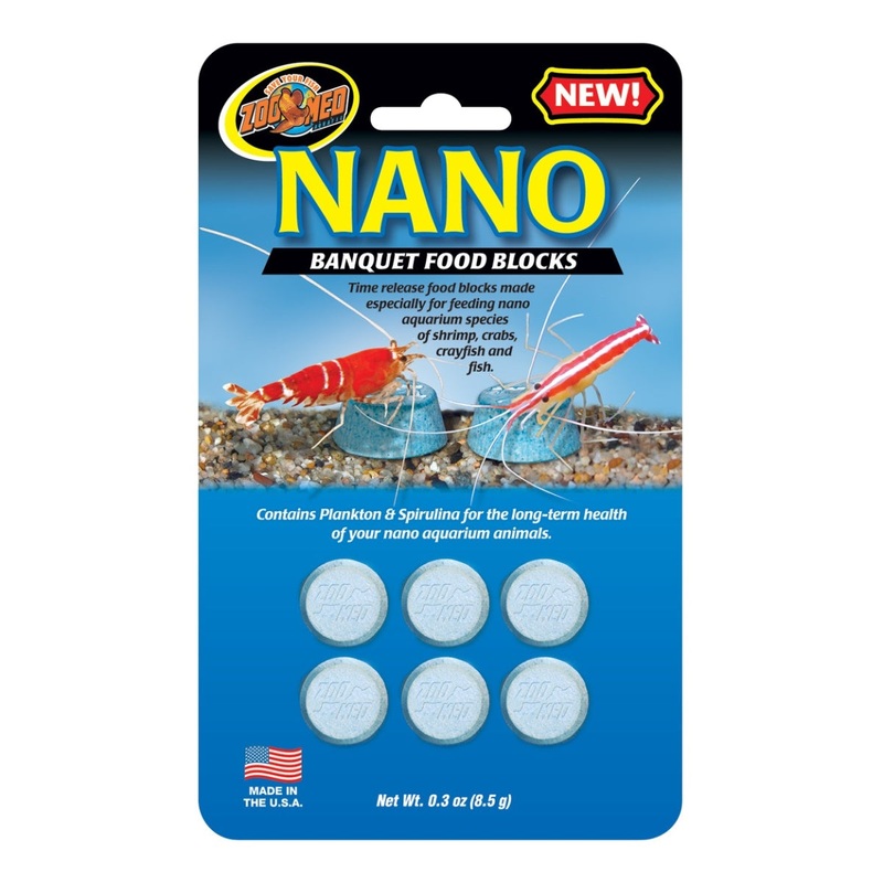 Zoo Med Nano Banquet Fish Feeding Block 0.3 oz  Mini
