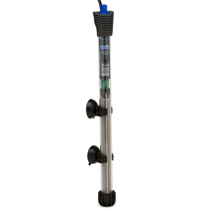 Aqueon Products-supplies-Aqueon Submersible Glass Heater- Black 200 Watt