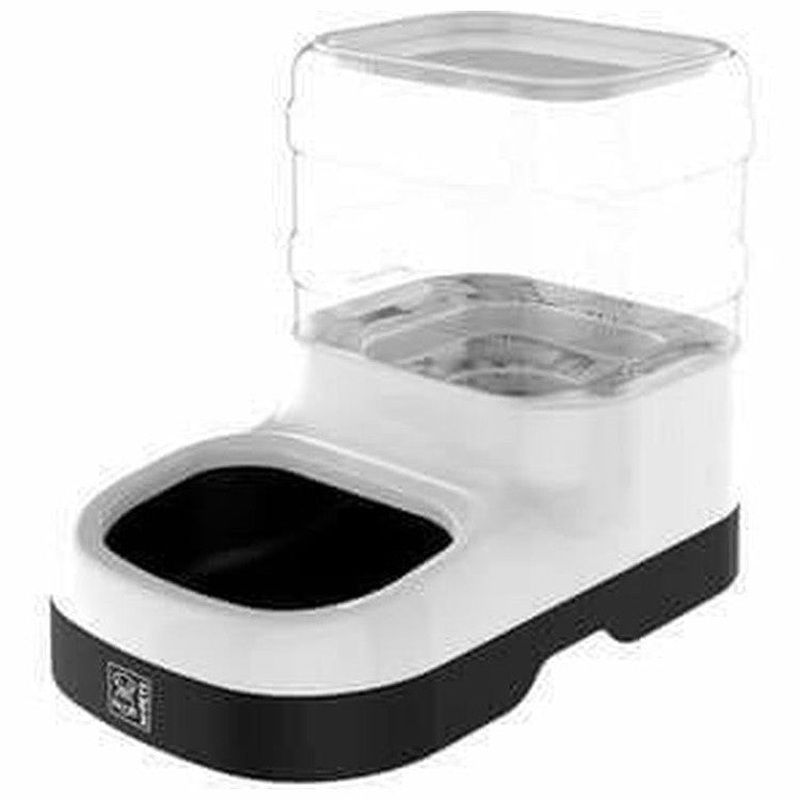 1-NILE FOOD DISPENSER - OPEN WHITE & TRANSPARENT