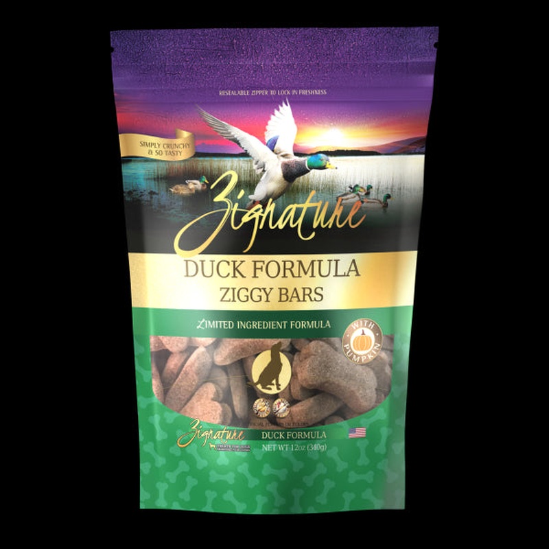 Zignature Duck Formula Biscuit Dog Treat 12oz