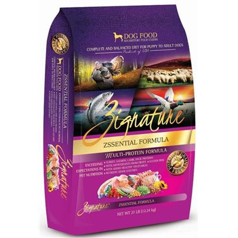 Zignature Grain-Free Zssential Multi-Protein Formula Dry Dog Food  13.5 Lb