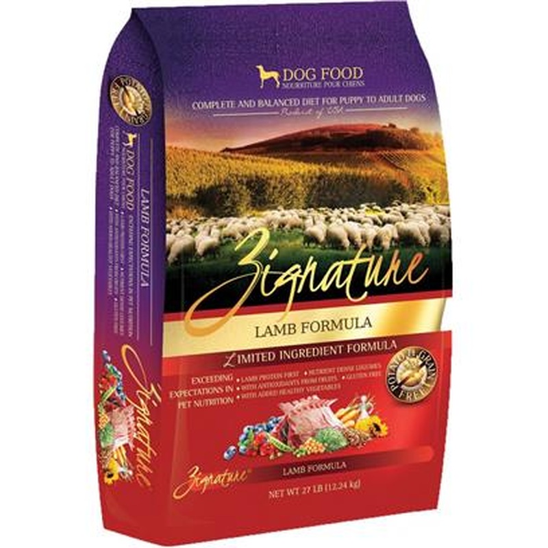 Zignature Lamb Formula Dry Dog Food  13.5 Lb