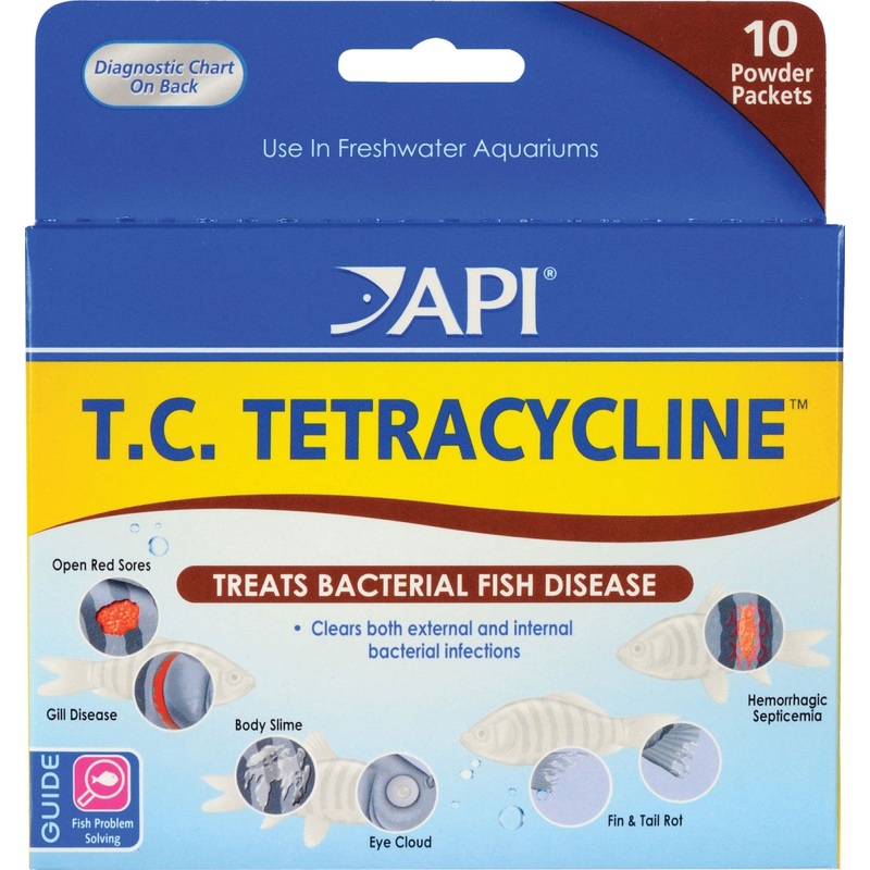 API Fin & Body   Freshwater Fish Powder Medication  10-Count