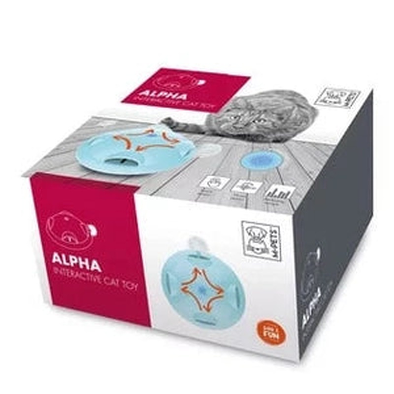 Alpha Interactive Cat Toy - Blue Blue