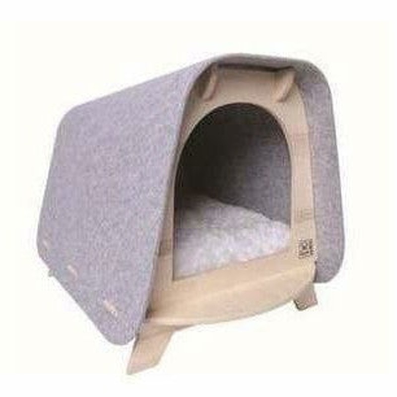 Woody Cozy Cat House Brown