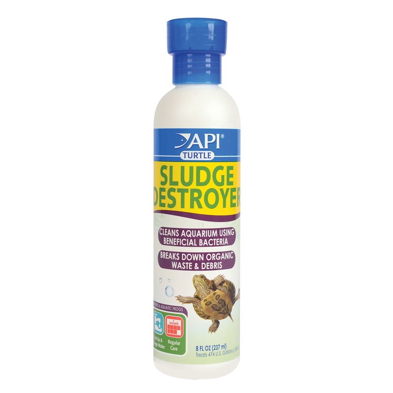 API Turtle Sludge Destroyer  Aquarium And Sludge Remover Treatment  8 oz