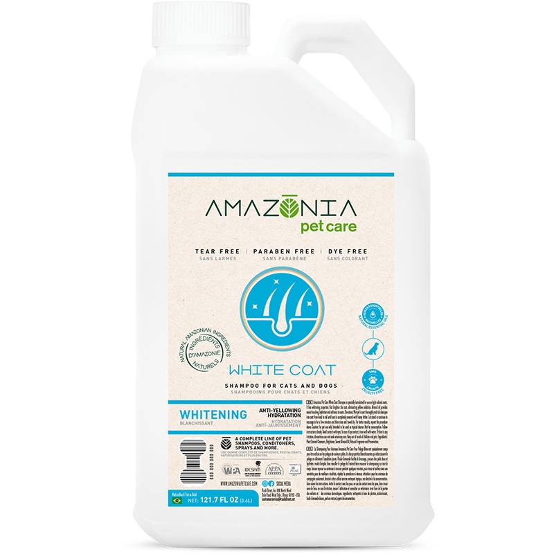 WHITE COAT PET SHAMPOO  (2 GALON / 3,6 L Ea)