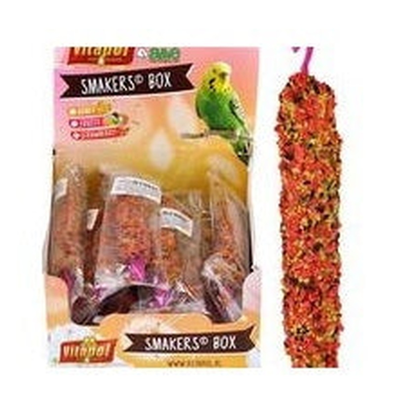 A&E Cage Vitapol Smakers Parakeet Strawberry Treat Sticks