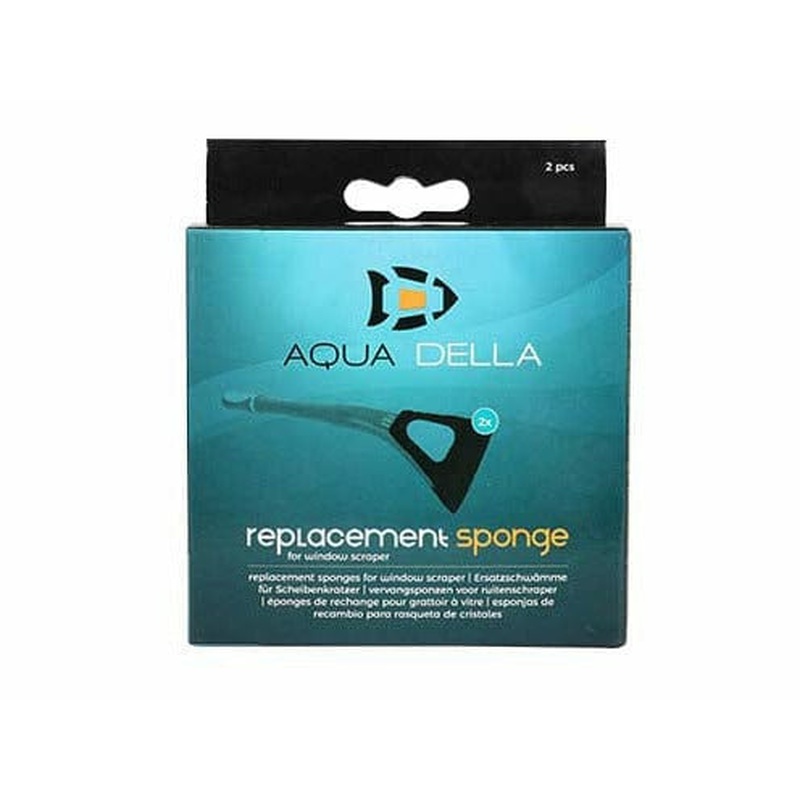 Algae Scraper spare sponges 9,1x16x1cm black