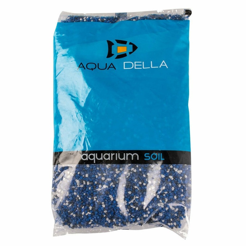 Aquarium color gravel mix 2KG blue