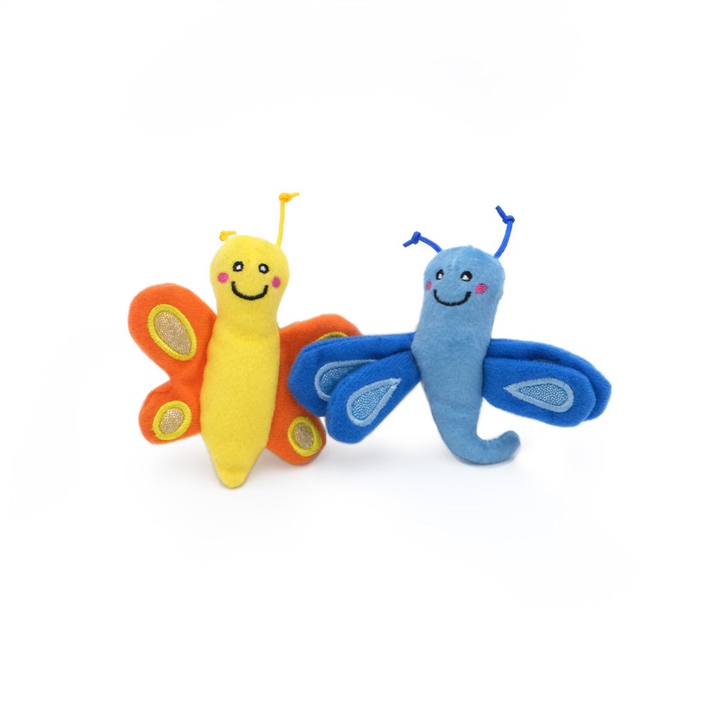 ZippyClaws 2-Pack - Butterfly and Dragonfly