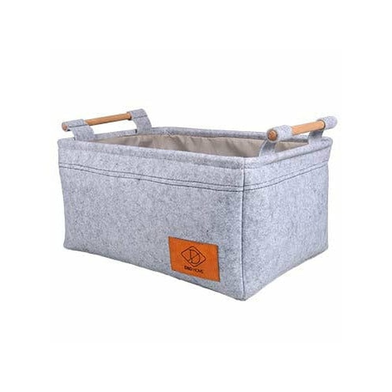 "Boris Basket  Grey Wash Cat Bed (46x34x22cm)